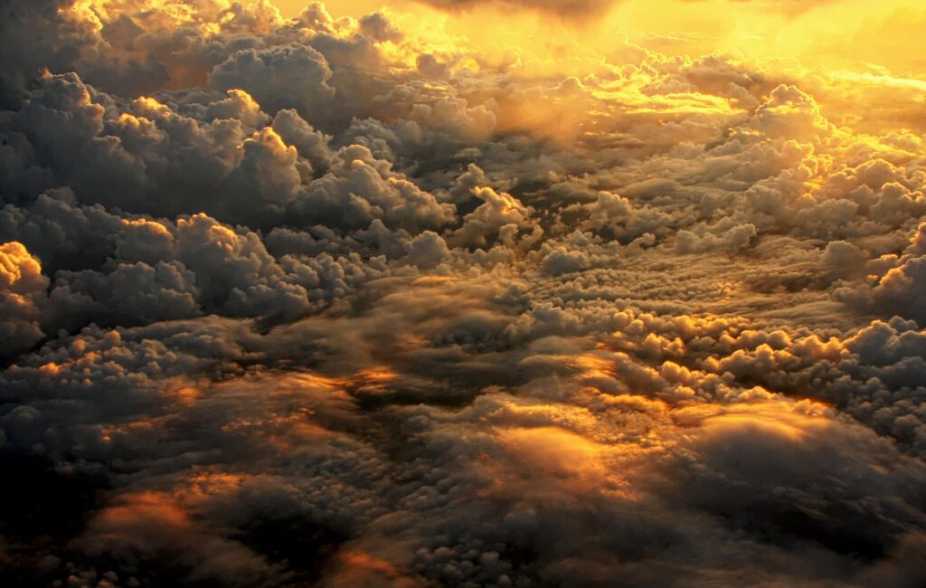 clouds, the plane, the sun-4589586.jpg